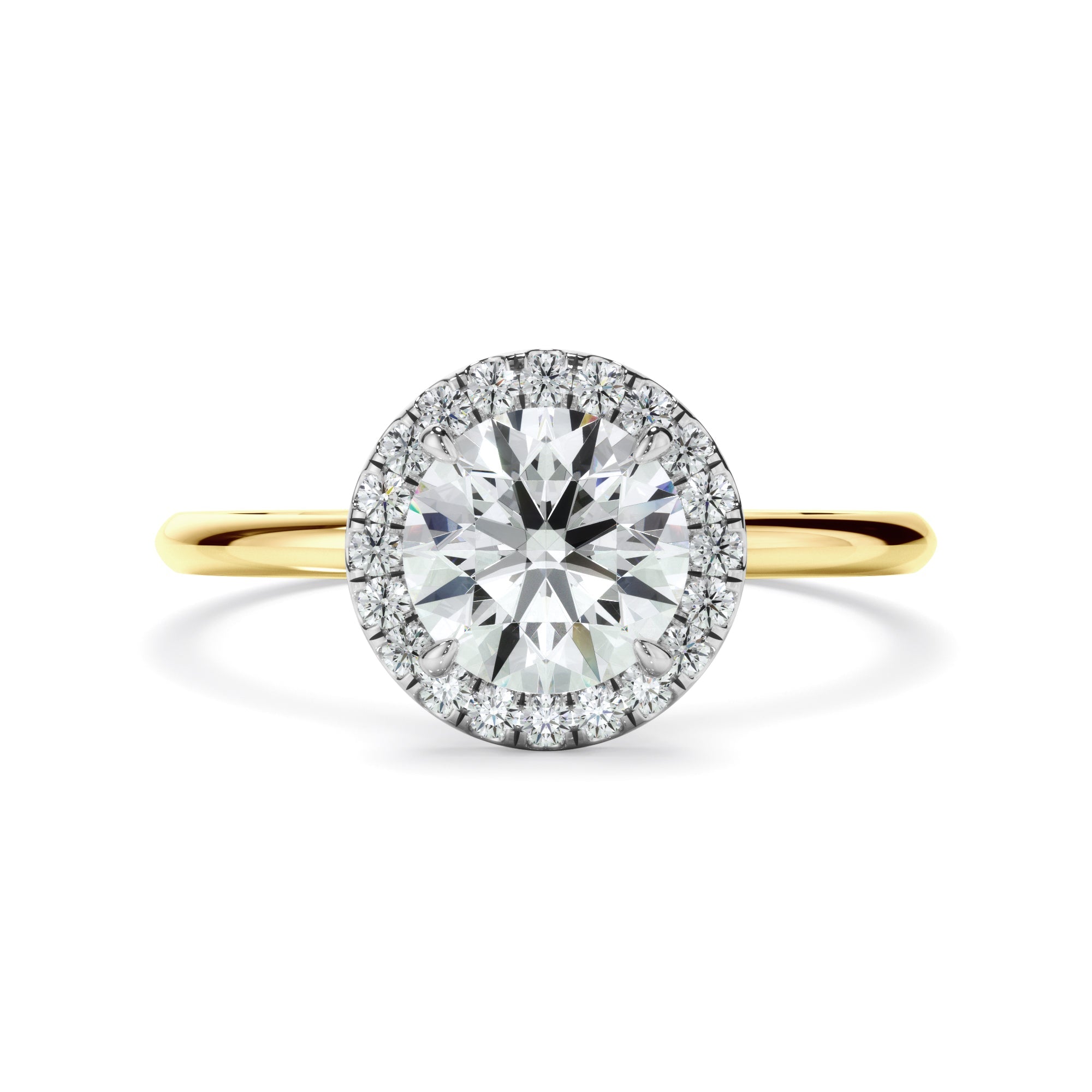 Round Cut Engagement Rings | Lab Grown Round Cut Diamond Rings